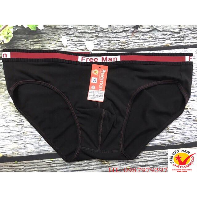 Quần lót nam Freeman, Size 3XL- MS: 6032( Freeman)[ hìnhthật+ clip]cotton 4 chiều