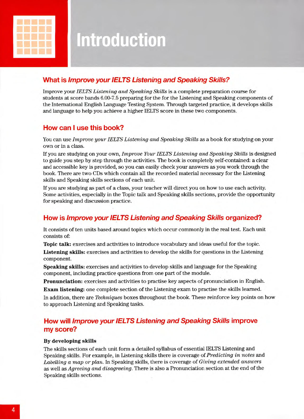 Improve Your Skill Listening Speaking for IELTS 6.0-7.5 (sach mau)
