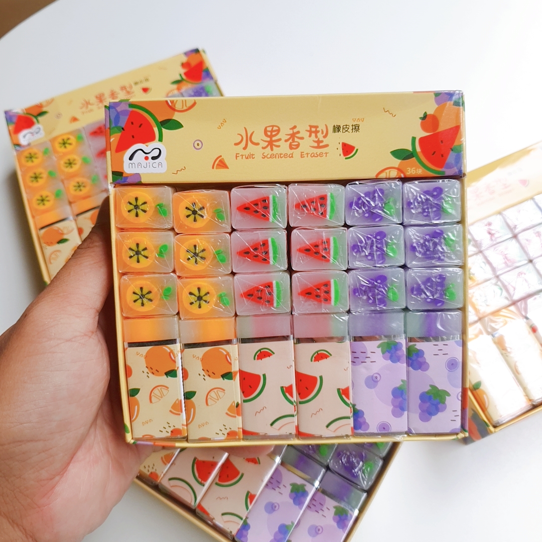 Hộp 36 viên Gôm trái cây Dễ thương(629)