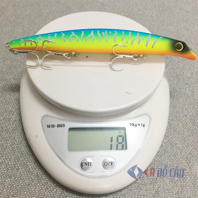 Mồi câu cá chẽm Hirushima Minnow Lipless 130 Pro