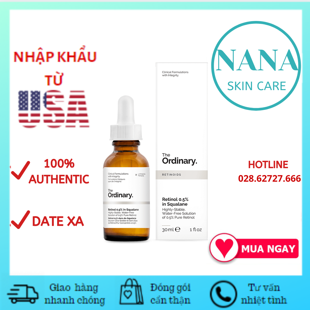 [HCM]The Ordinary  Retinol 0.5% in Squalane 30ml