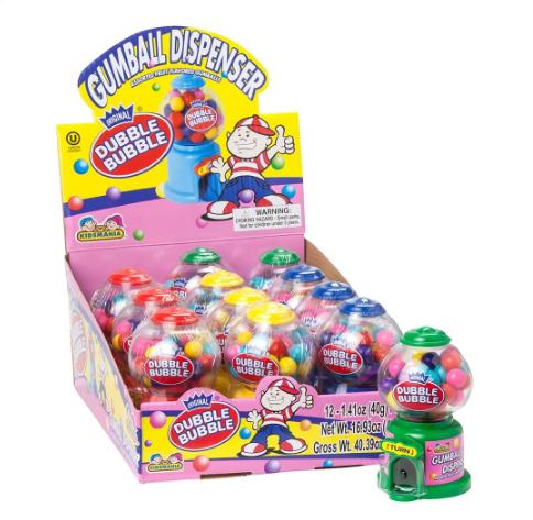 Combo 3 Máy bán kẹo Dubble Bubble Original 40gr