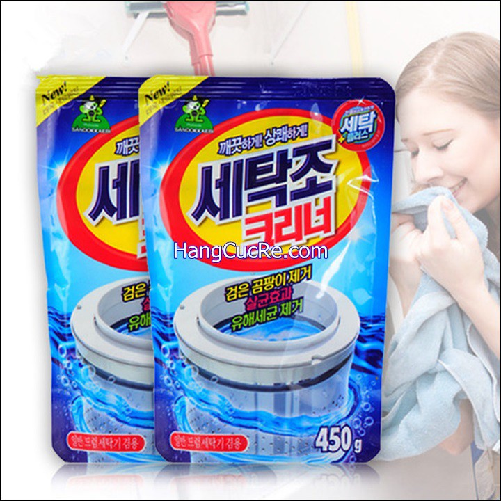 Bột tẩy lồng máy giặt 450g