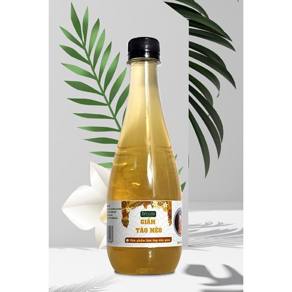Giấm táo mèo nguyên chất làm đẹp, giảm cân, chai 450ml