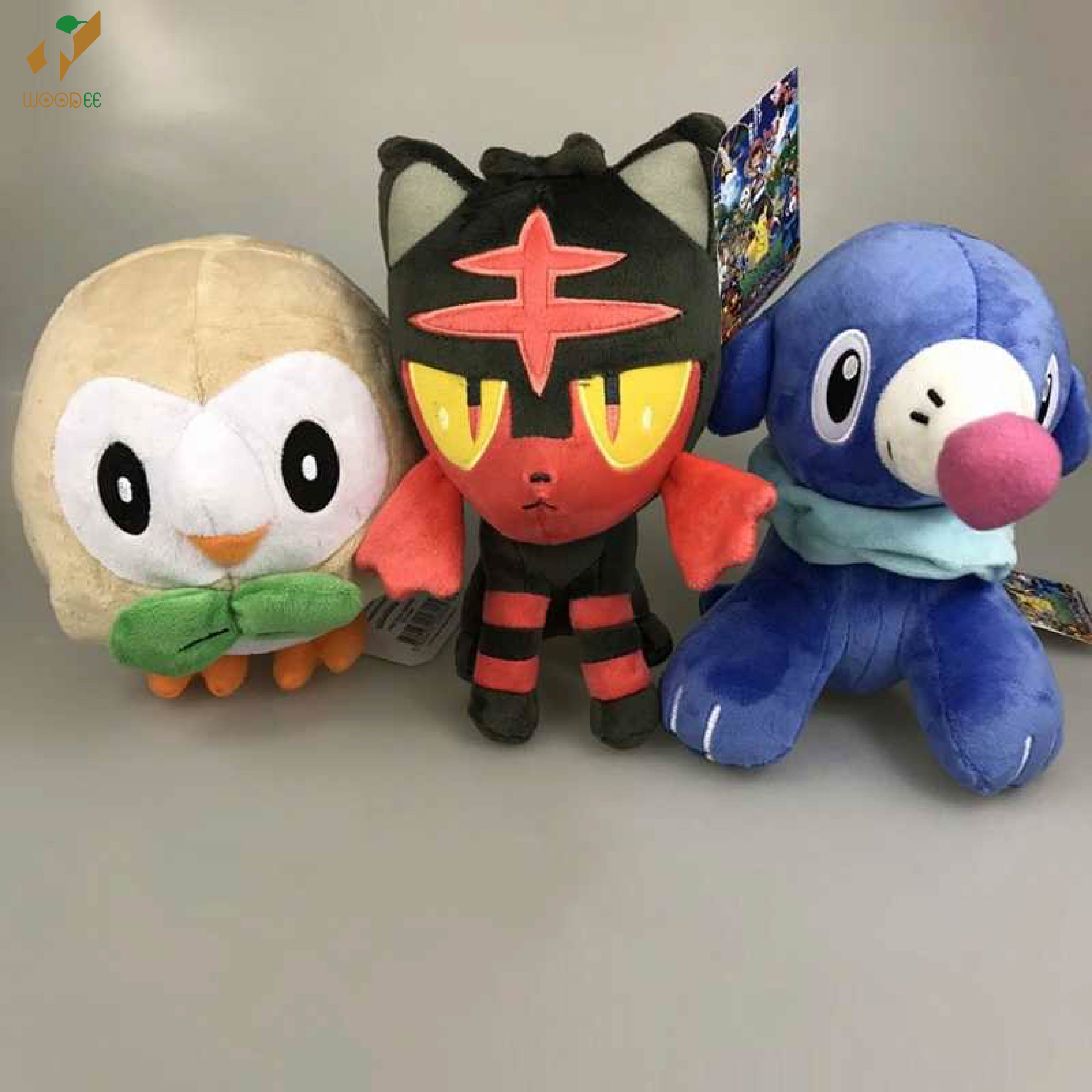 Gấu bông pokemon Litten 20cm