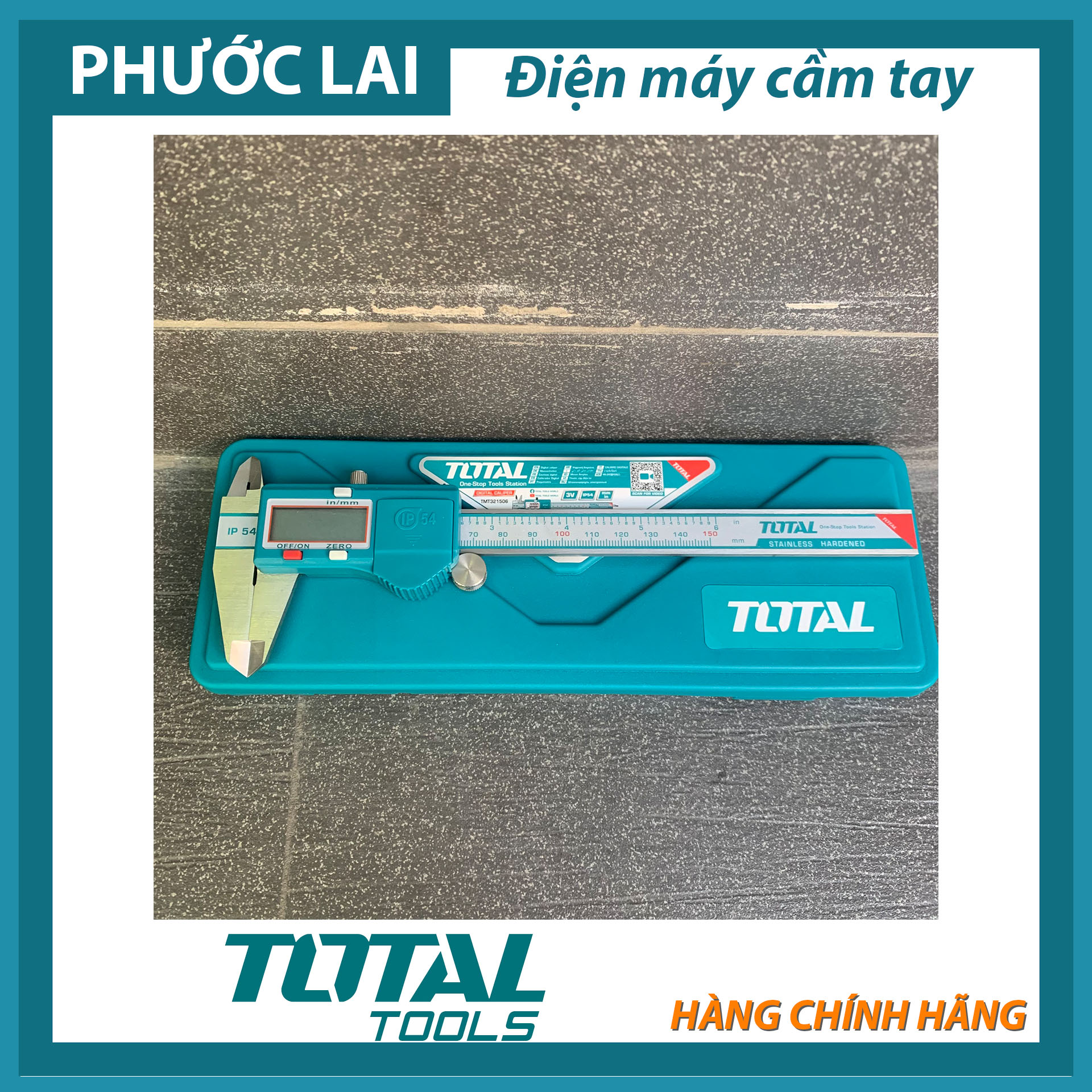 Thước cặp điện tử (Chính Hãng) TOTAL TMT321506