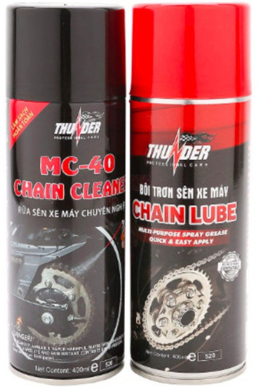 Xịt Rửa Sên Xe Máy Thunder 400ml