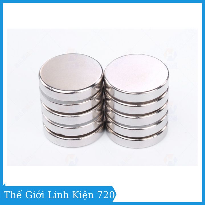 Bộ 5 viên nam châm đất hiếm 10x2mm