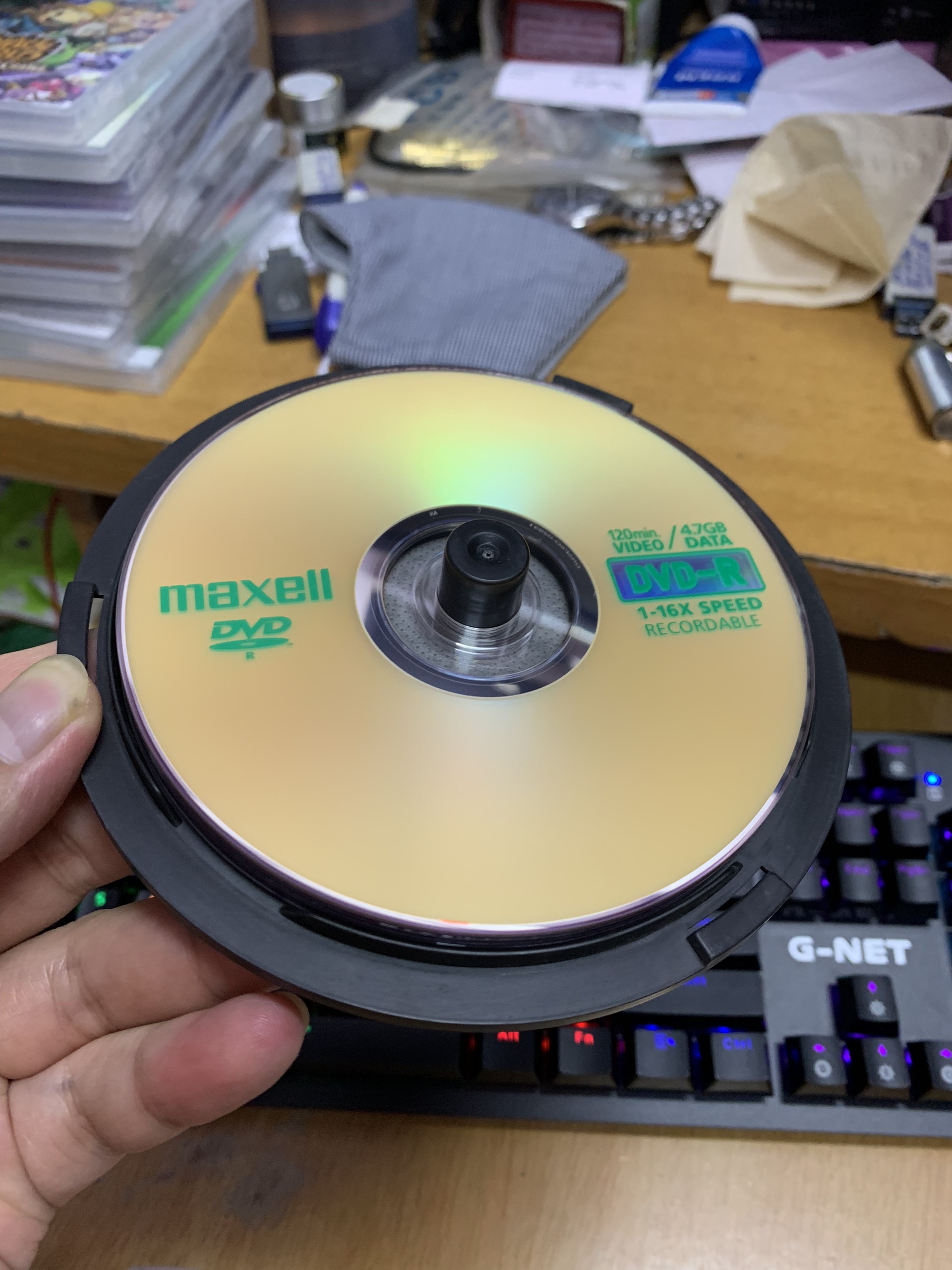 Hộp 10 Đĩa Trắng DVD-R maxell