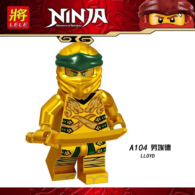 Mini  go Các Nhân Vật Sự Phụ Wu Lloyd Nya Lele A098 A105