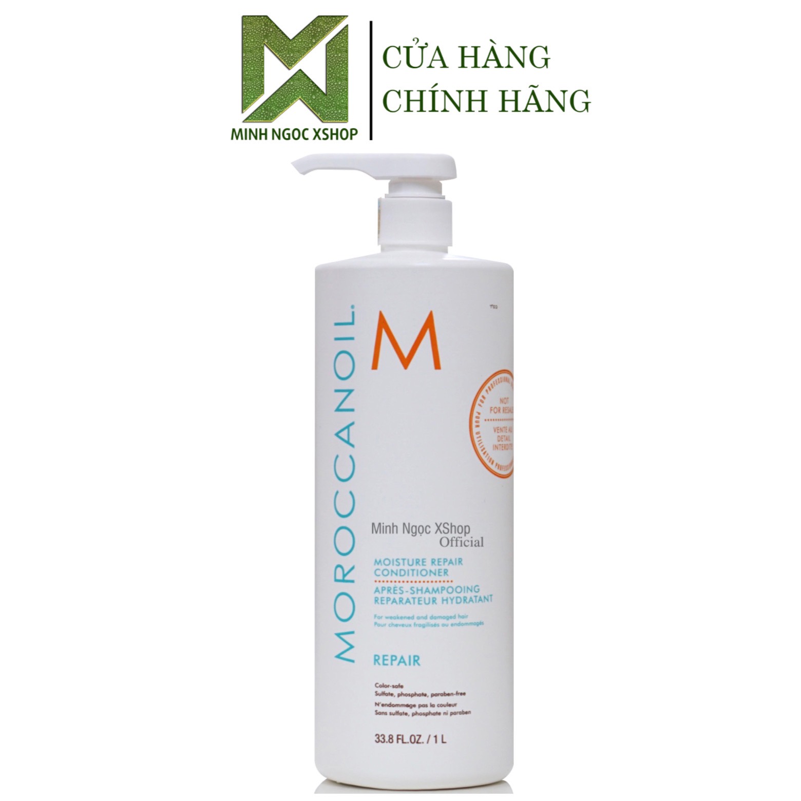 Dầu xả phục hồi độ ẩm Moroccanoil Moisture Repair Conditioner 1000ML chính hãng