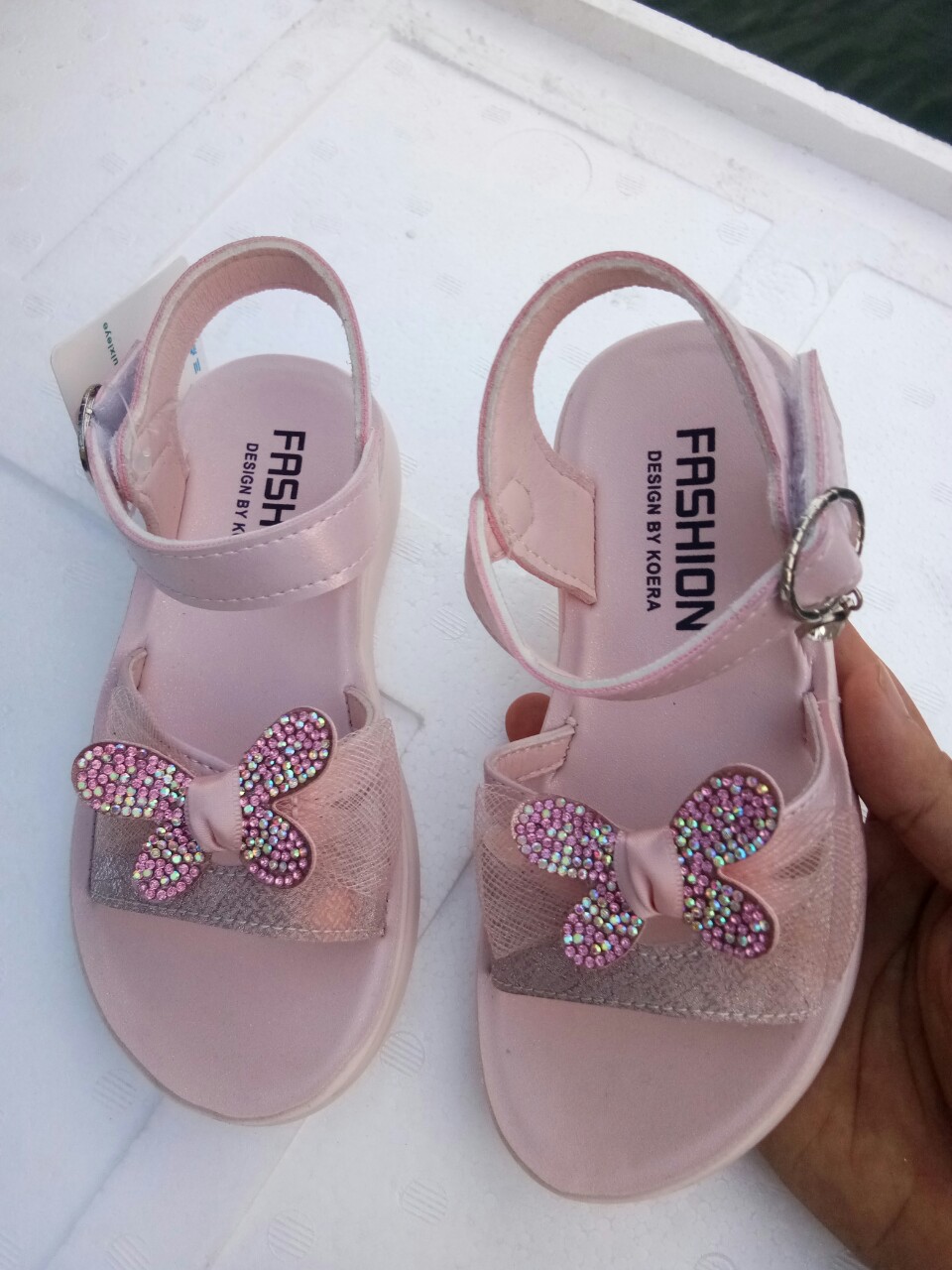 dép sandal trẻ em khâu đế