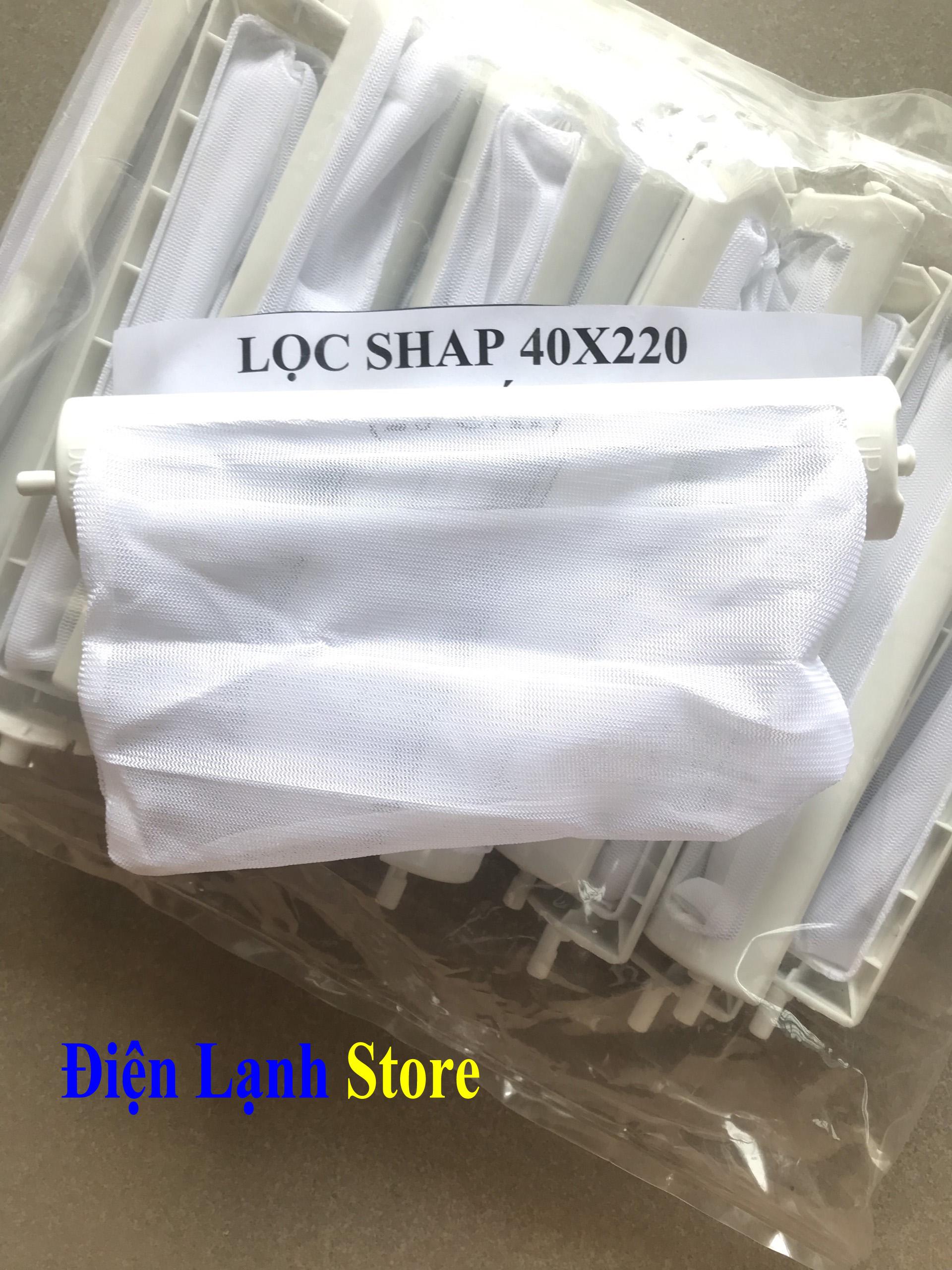 Combo 2 lưới lọc máy giặt SHARP kích thước 220mm x 40mm