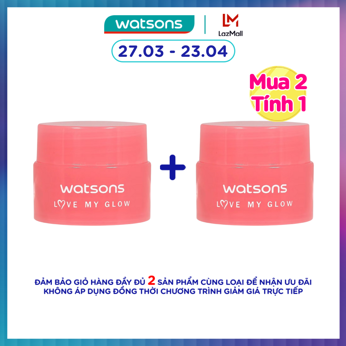 [MUA 2 TÍNH 1] Mặt Nạ Môi Watsons Lip Sleeping Mask 3g