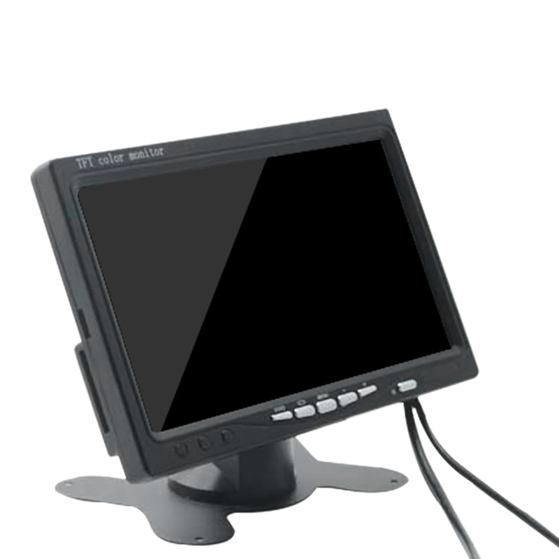 Mini TV 7 inch HD Monitor 800x480 xách tay Car LCD màn hình trên DVDcmmb hai đầu vào cho xe ô tô chở khách xe tải