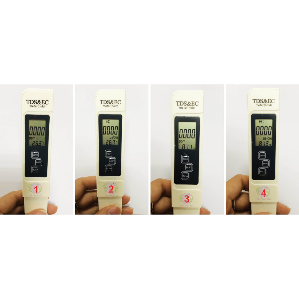 Combo Máy điện phân và bút thử nước EC