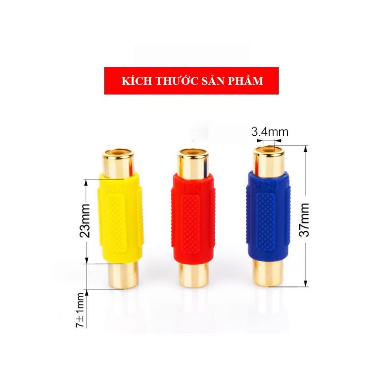 [HCM]Jack Chuyển 6.5mm Ra 2 Chân Bông Sen Cái
