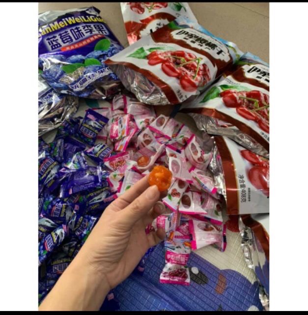Gói Ô Mai Cherry 408g - Ăn vặt ngon