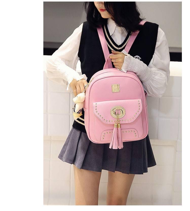 Set Balo Da Hàn Quốc 4 Món Siêu Xinh