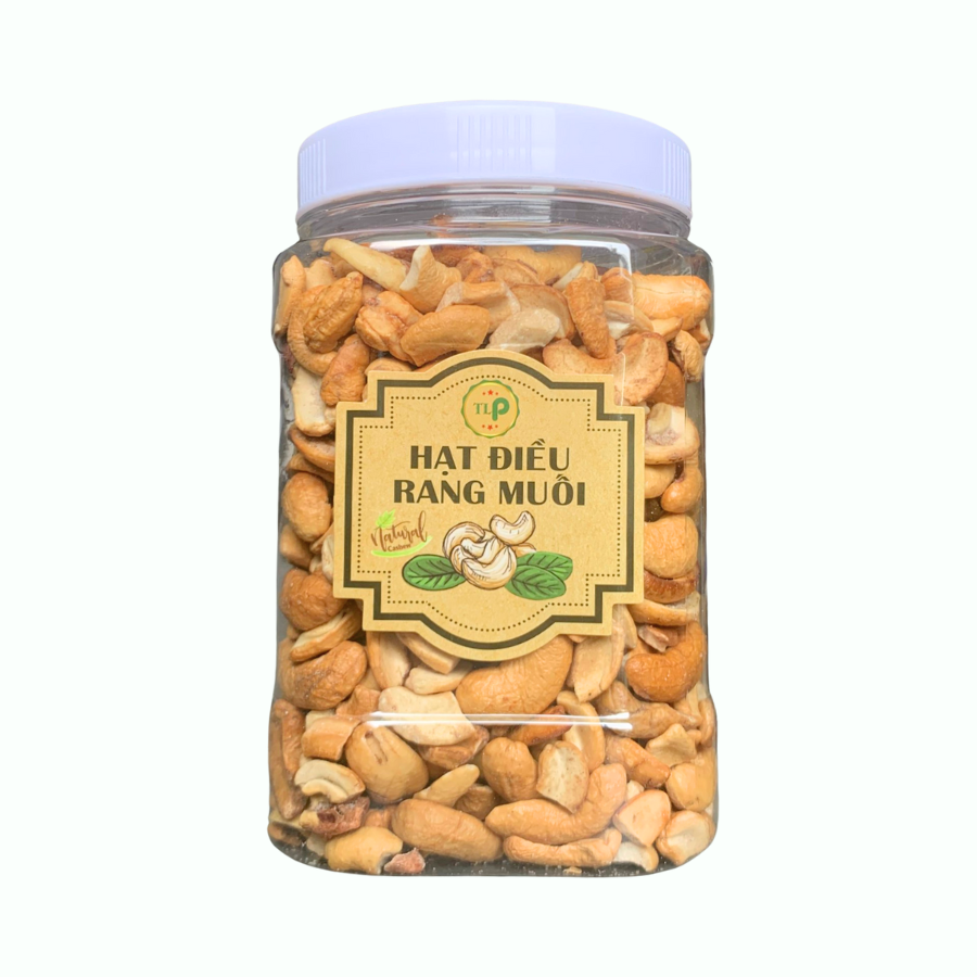 HẠT ĐIỀU BỂ RANG MUỐI TÂN LỘC PHÁT HŨ 500G Hạt Điều Bình Phước Thơm Ngon