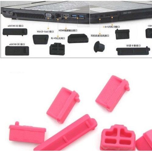 Bộ 13 nút bịt chống bụi cho laptop