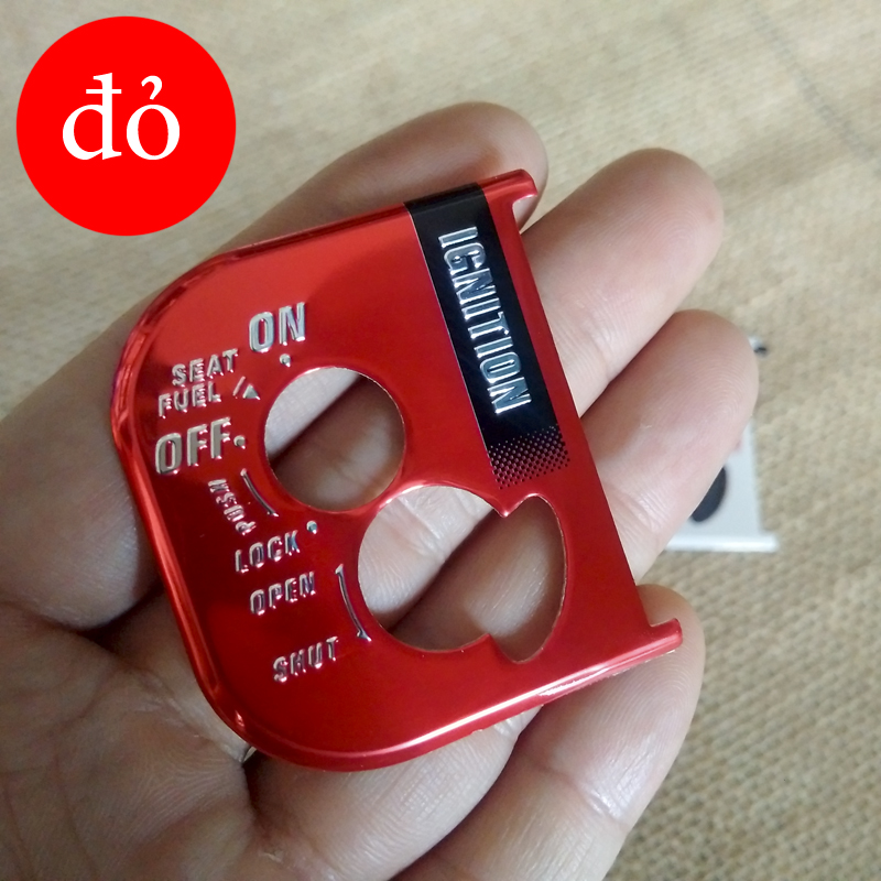 Nắp nhôm chụp ổ khóa Xe Airblade đời 2015 trở xuống (AB)