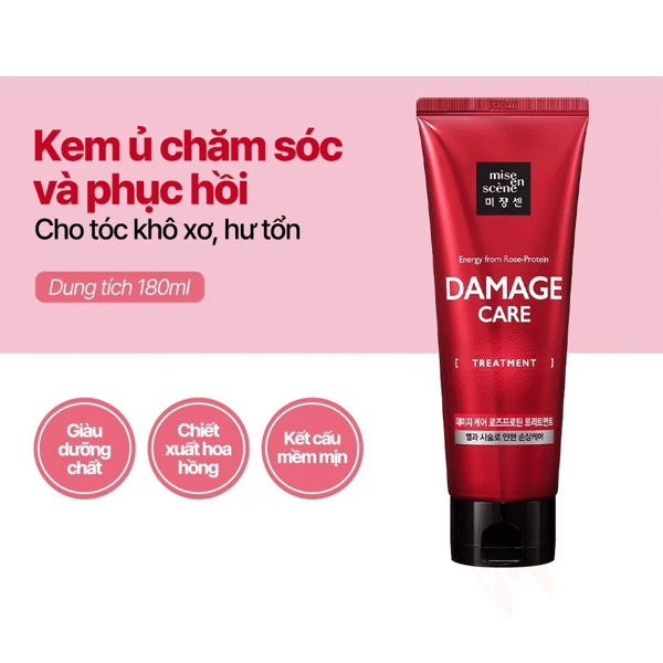 Kem Ủ Tóc Tăng Độ Bồng Bềnh Cho Tóc Mise En Scene 180ml