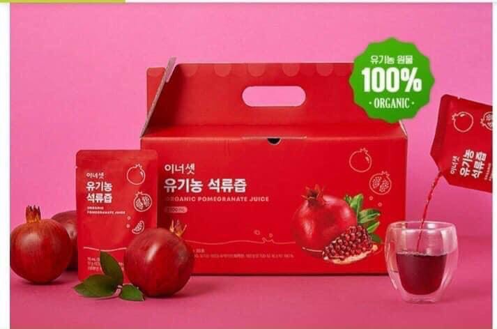 NƯỚC ÉP LỰU 100% ORGANIC