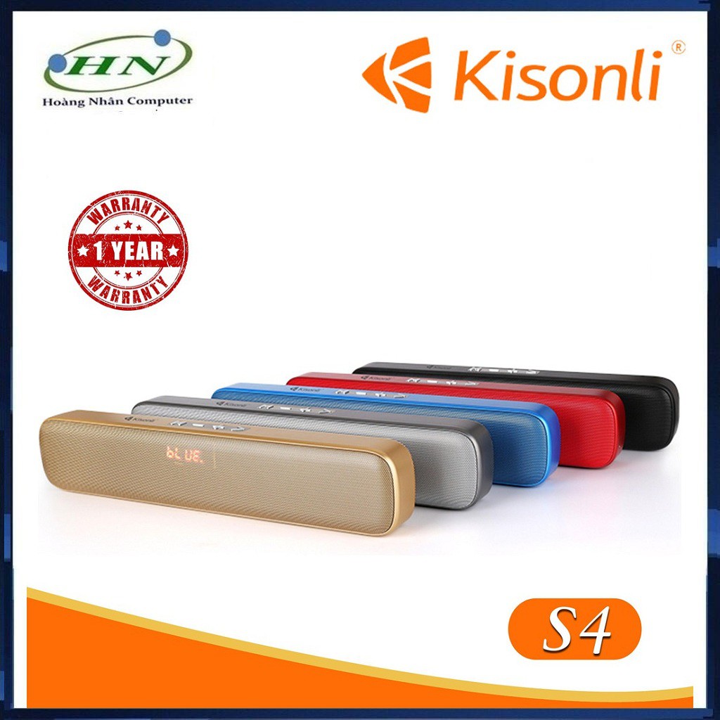Loa Bluetooth Âm Thanh Chuẩn Kisonli S4 ( Màu Ngẫu Nhiên) - JL