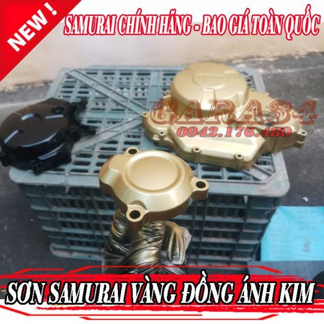 SƠN SAMURAI MÀU VÀNG ĐỒNG ÁNH KIM 1123
