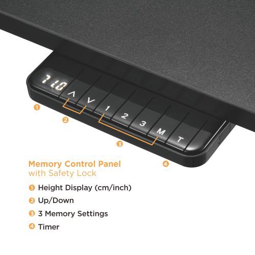 [FreeShip] Bàn Ergonomic HDZDEST động cơ kép Full size M08 - VNPTECH