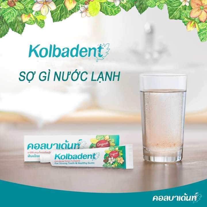 kem đánh răng thảo dược thái lan kolbadent (100g)