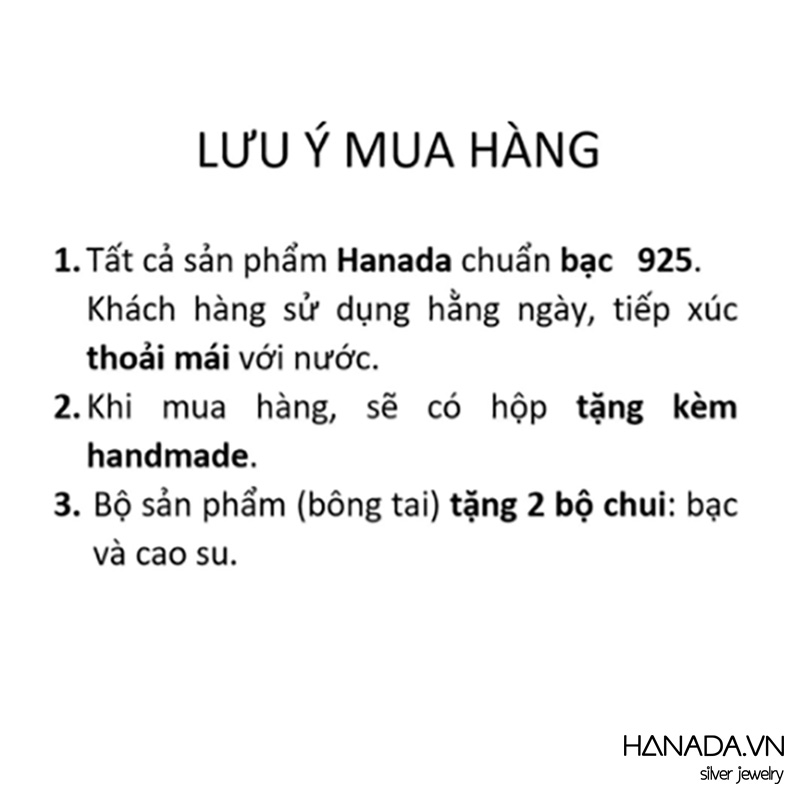 Nhẫn Bạc 925 Hanada 0643 Đuôi Cá Đá Xanh Freesize