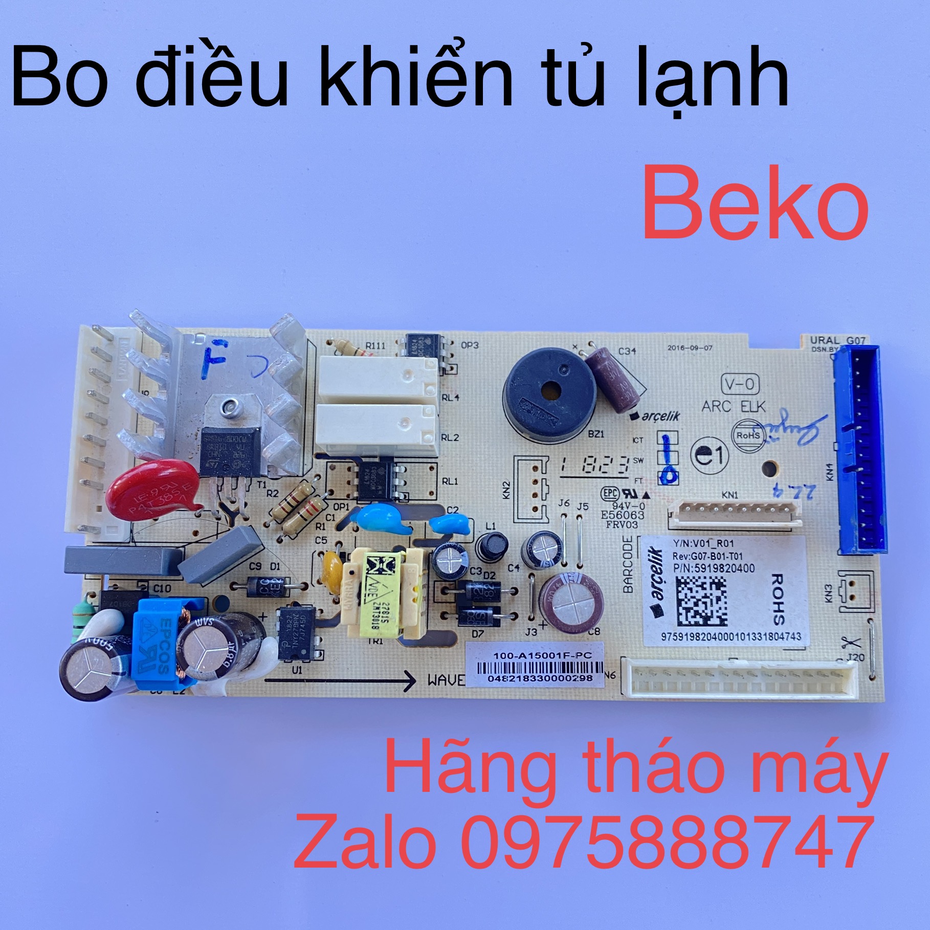 Bo điều khiển tủ lạnh Beko