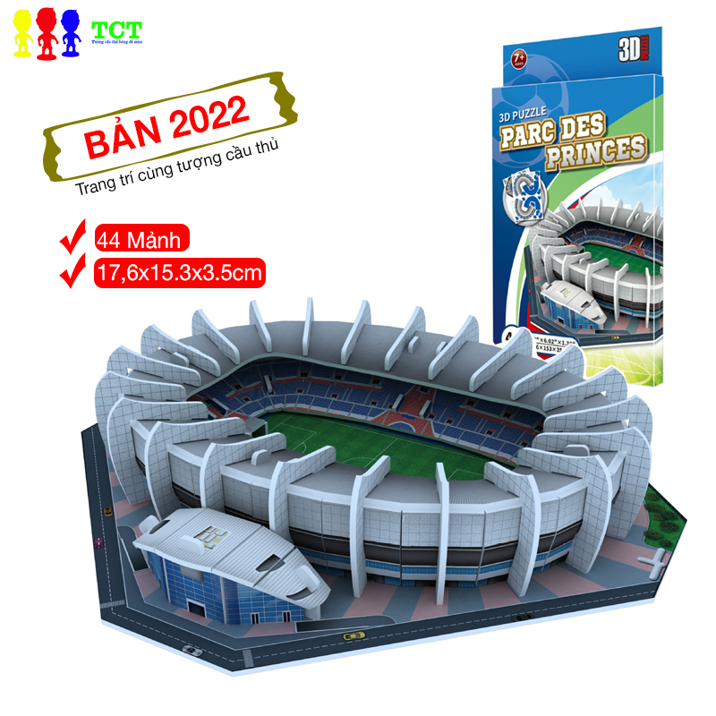 Mô hình sân vận động bóng đá Parc des Princes - PSG