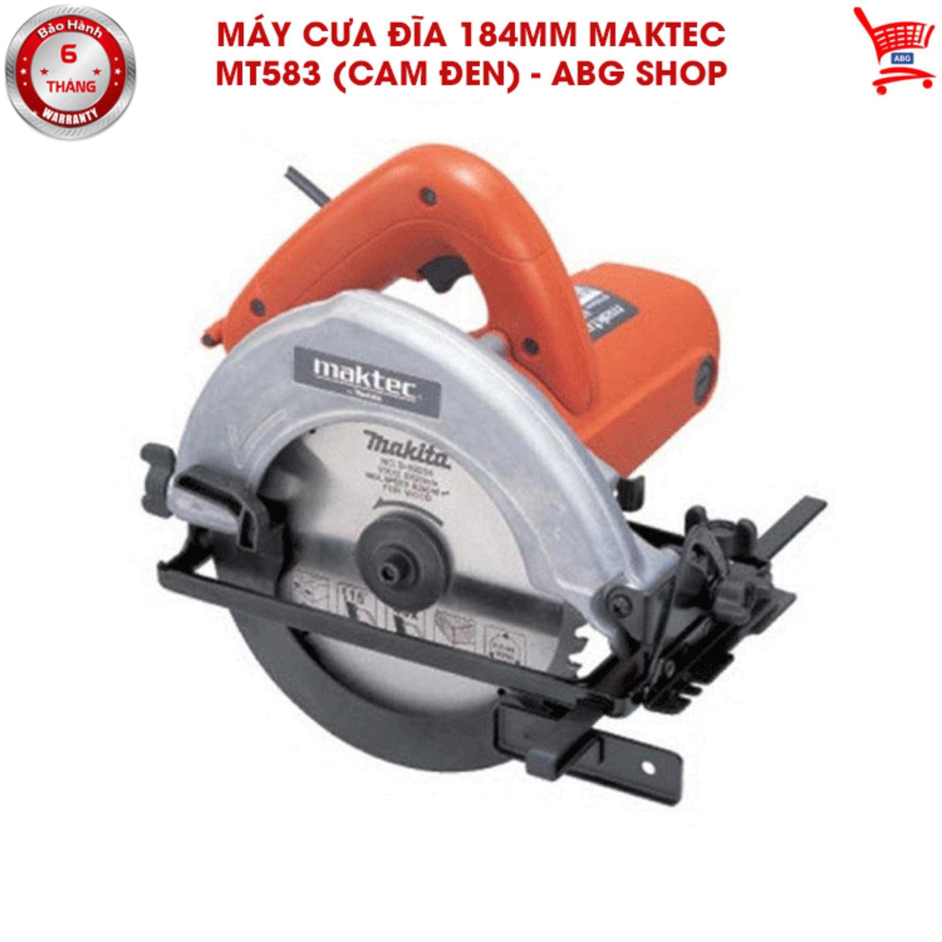 Máy cưa đĩa 184mm Maktec MT583 (Cam đen) - ABG shop
