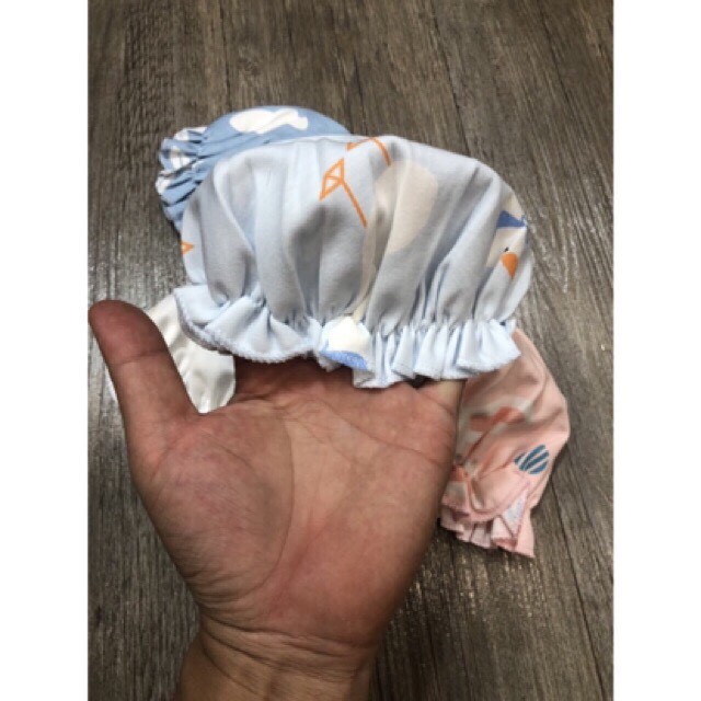 Mũ Bèo Sơ Sinh Bo Chun Cho Bé Gái