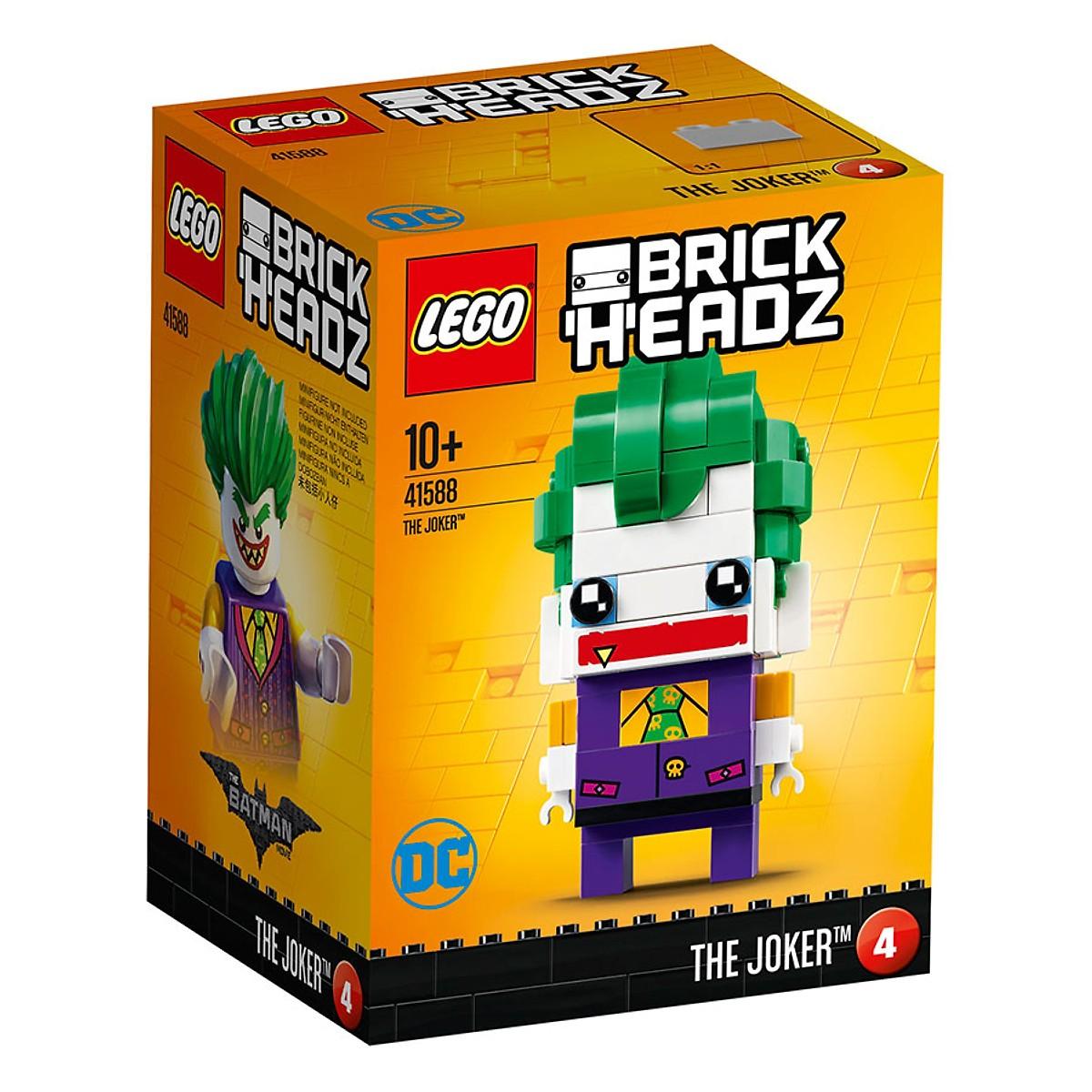 Bộ Lắp Ráp Joker LEGO BRICKHEADZ 41588 (151 chi tiết)