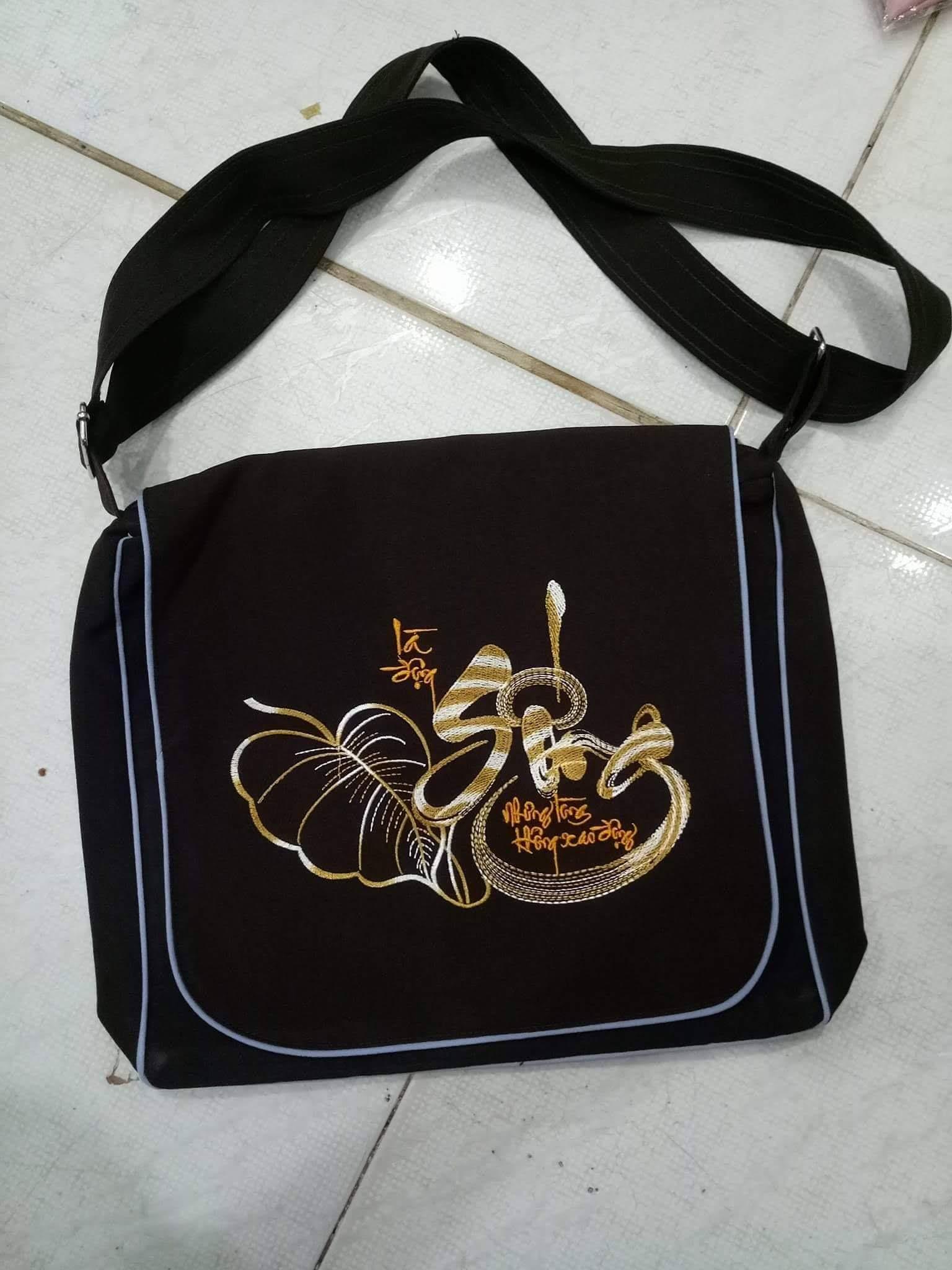 Túi đi chùa đeo chéo 35*35cm