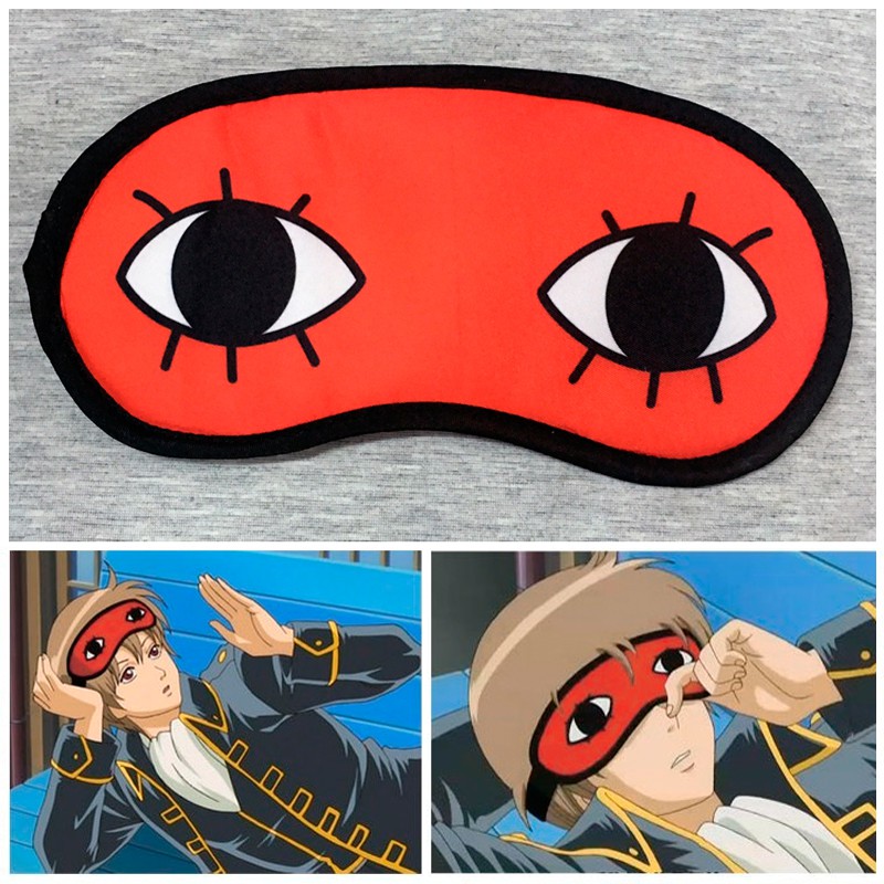 Bịt mắt ngủ Okita Sougo anime Gintama