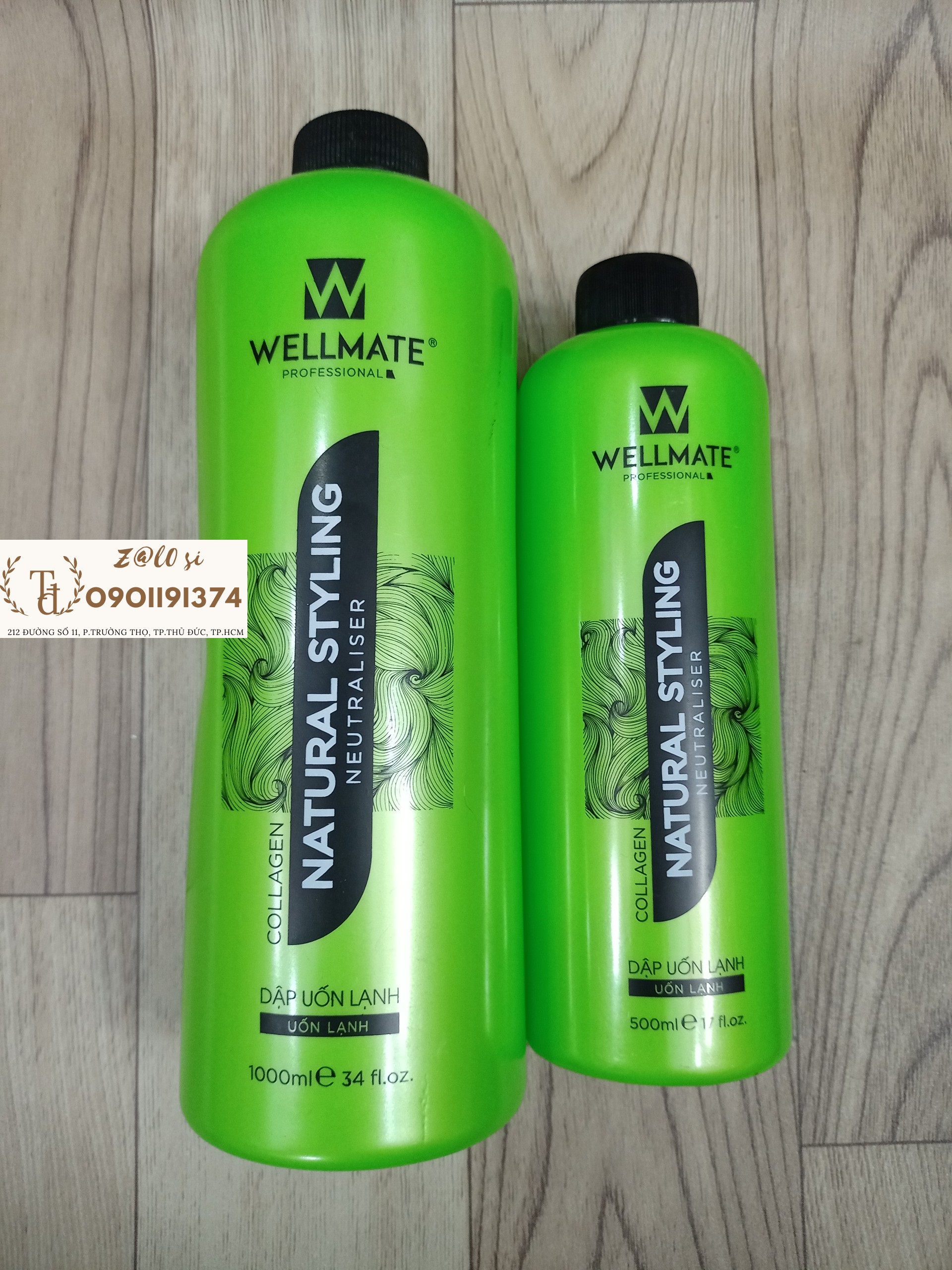 1 Chai DẬP UỐN lạnh wellmate