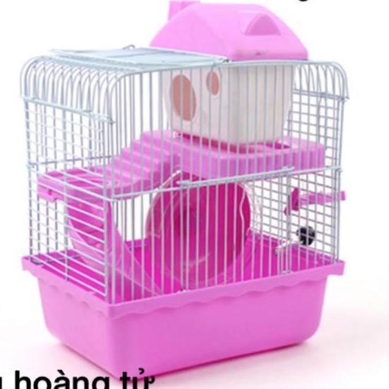 Lồng hamster 1 tầng hoàng tử bé chất liệu nhựa, nan sắt sơn tĩnh điện cao cấp kích thước 23x17x30cm