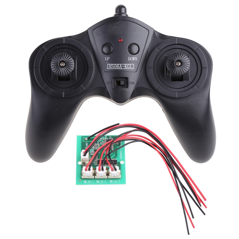 2.4G Transmitter 6 Channel Remote Control Receiver DC 3.5-6 DIY Car Model Ship 50 Meter