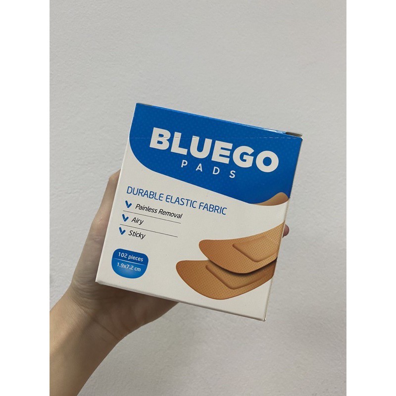Băng keo cá nhân Bluego - hộp 102 miếng