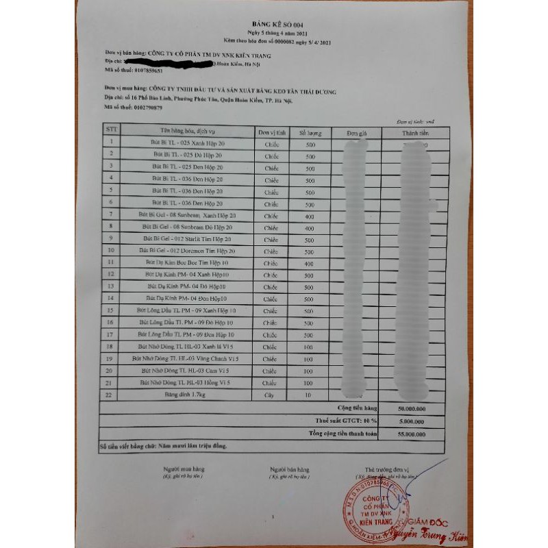 [Mã 12LSSALE giảm 100% đơn 50k] BÚT BI TL-025 0.8mm, các màu