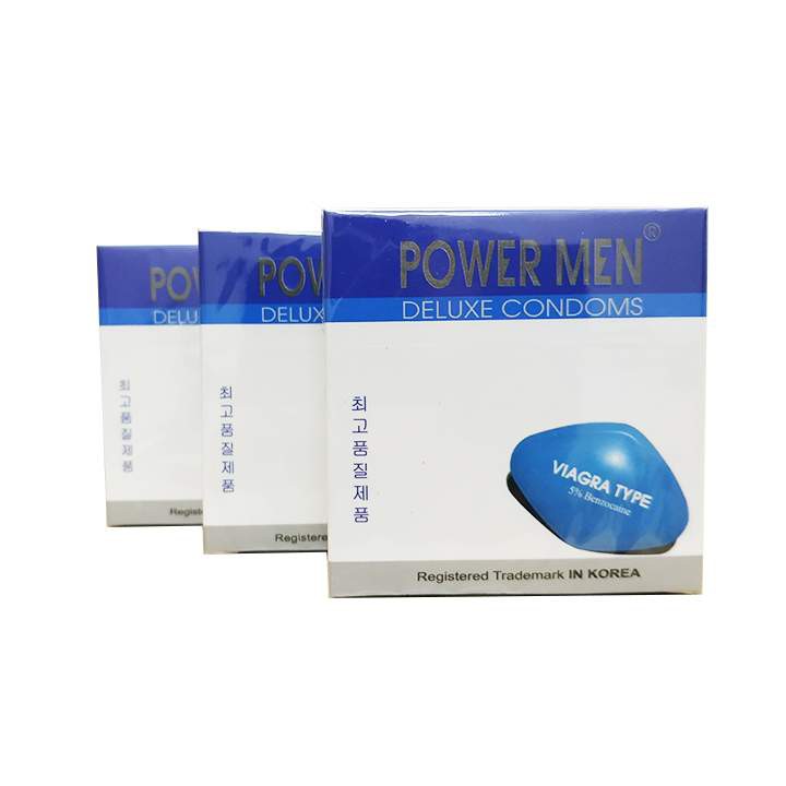 Bao cao su Power Men VIAGRA – Hộp 3 Chiếc