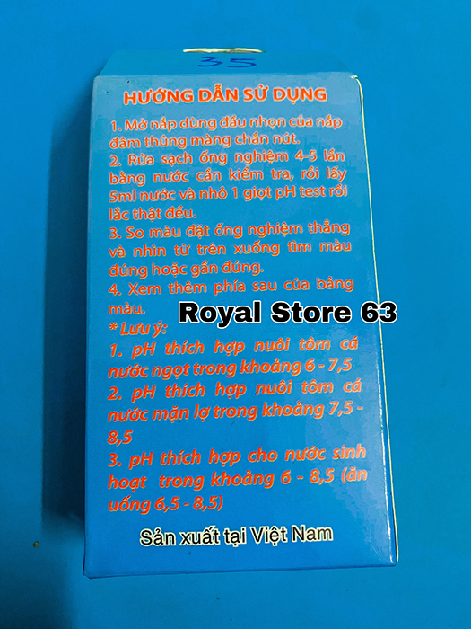 Dung dịch test đo PH bể cá cảnh Thủy Phước