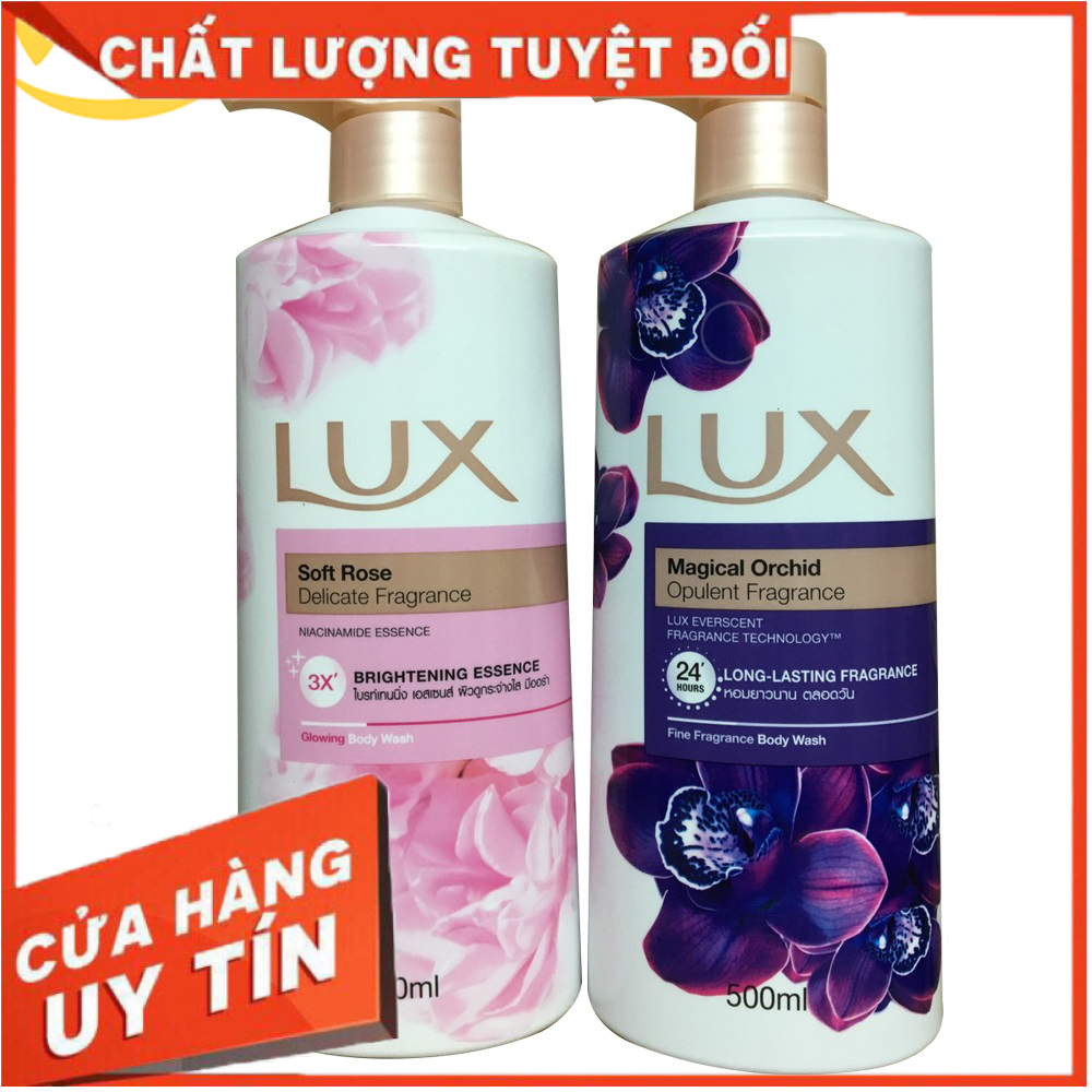 Combo 2 Chai Sữa Tắm Lux 500ml Thái Lan Chính Hãng