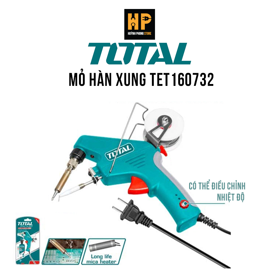 Mỏ hàn xung total 90w tet160732