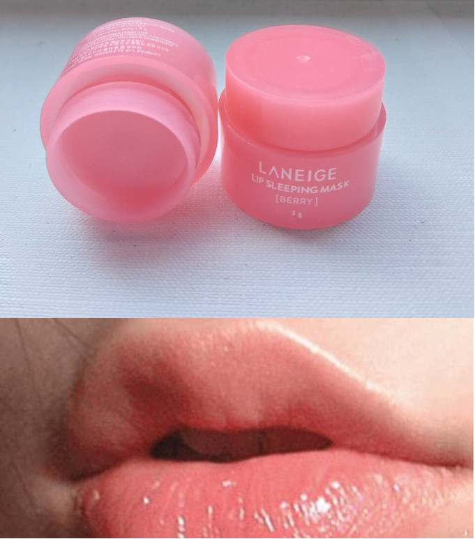 Mặt nạ ngủ môi laneige hương dâu mềm mịn mini hàn quốc